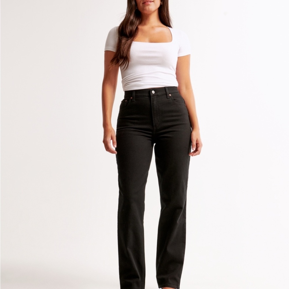 Abercrombie & Fitch | Curve Love The 90s Straight Ultra High Rise Jeans (30/10L)